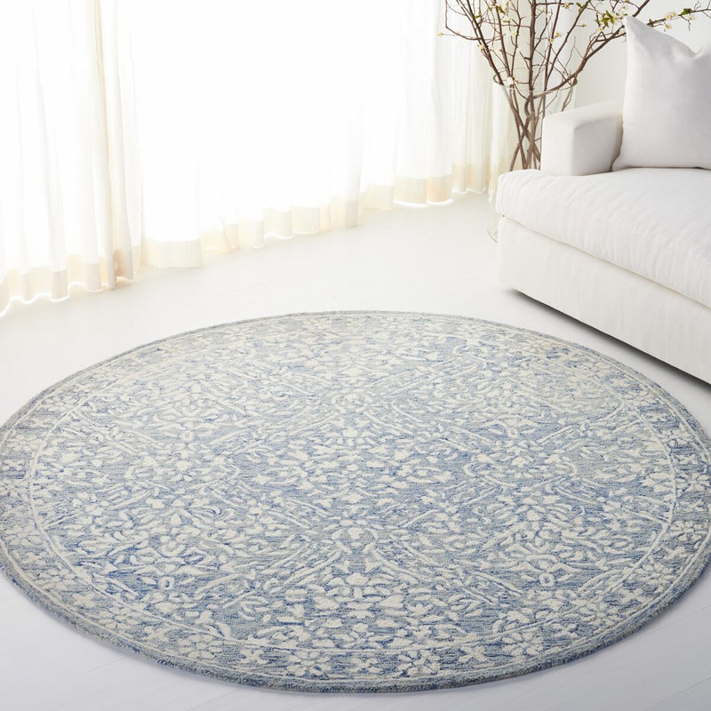 Lauren Ralph Lauren Olivier HandTufted Wool Blue/Ivory Area Rug